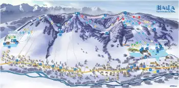Mapa ośrodka Kotelnica Białczańska