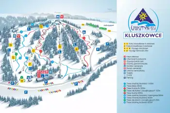 Mapa ośrodka Czorsztyn - Ski