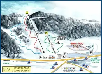 Mapa ośrodka Nowy Targ Długa Polana