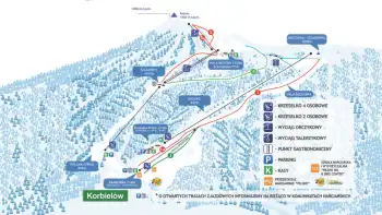Mapa ośrodka Pilsko-Jontek