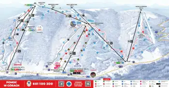 Mapa ośrodka Szczyrk COS & TMR