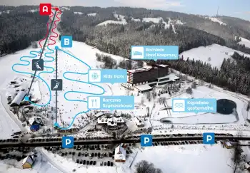 Mapa ośrodka Zakopane Polana Szymoszkowa